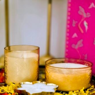 Golden Transparent Jars